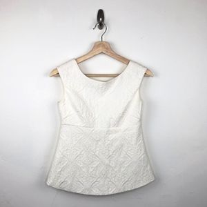 Zara Bow-Tied Jacquard Formal Tank
